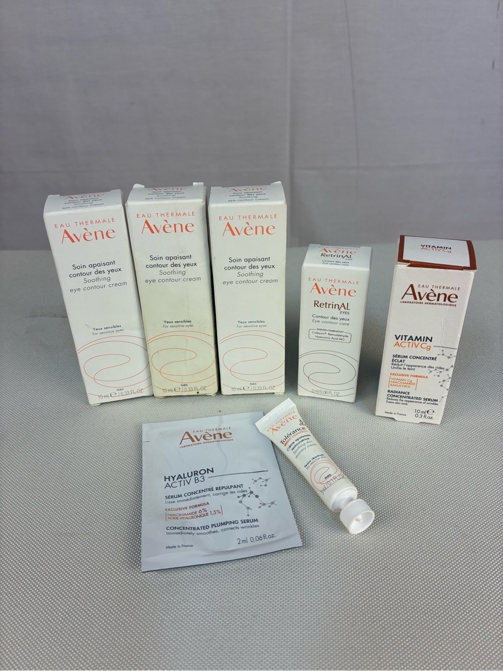 NIP 7 Pc Avene Serum & Cream Minis